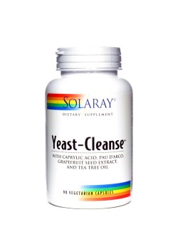 YEAST CLEANSE 90 VCAPS - SOLARAY - 076280119220
