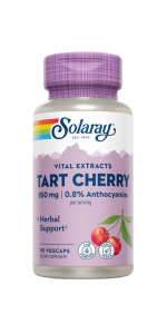 TART CHERRY (CEREZA ÁCIDA)  90 VEGCAPS - SOLARAY - 076280033557