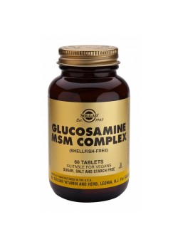 GLUCOSAMINA MSM COMPLEX 60 TABLETAS - SOLGAR - 033984013148