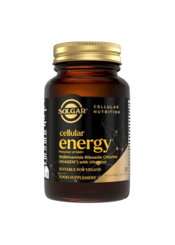CELLULAR ENERGY - PRECURSOR DE NAD+ - 28 CÁPSULAS VEGETALES - SOLGAR - 033984017825