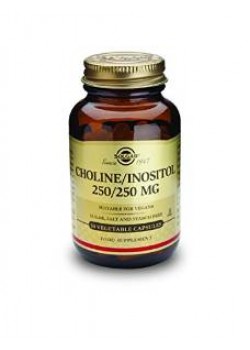 COLINA INOSITOL 250/250MG 50 CAPSULAS - SOLGAR - 033984008496