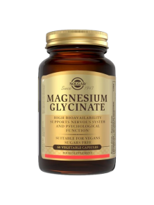 MAGNESIO BISGLICINATO 60 CÁPSULAS VEGETALES - SOLGAR - 033984017573
