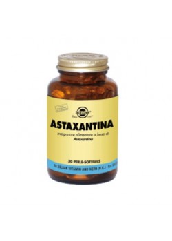 ASTAXANTINA 5MG 30 PERLAS - SOLGAR - 033984000704