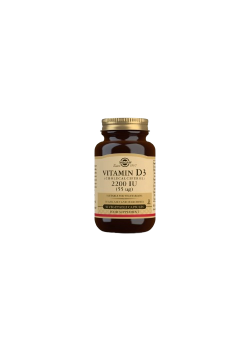 VITAMINA D3 2200UI 55MCG 50 VCAPS - SOLGAR - 033984033160