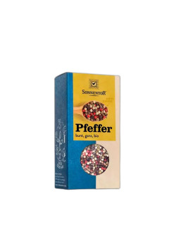 MEZCLA DE PIMIENTAS EN GRANO ECOLÓGICAS 50GR BIO - SONNENTOR - 9004145008786