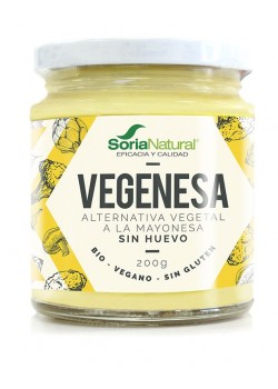 VEGENESA MAHONESA SIN HUEVO 200GR - SORIA NATURAL - 8422947830137