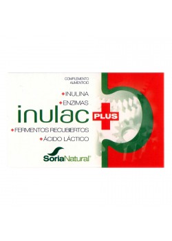 INULAC PLUS ENZIMAS + INULINA 24 COMP. - SORIA NATURAL - 8422947060886