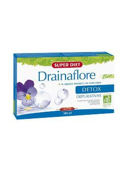 DRAINAFLORE DETOX 20 AMPOLLAS BIO - SUPERDIET - 3428881214809