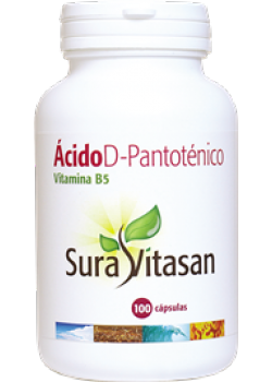 ACIDO D-PANTOTENICO 100 COMPRIMIDOS - SURAVITASAN - 628747114097