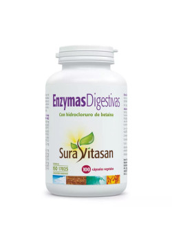 ENZYMAS DIGESTIVAS 100 CAPSULAS - SURAVITASAN - 628747120135