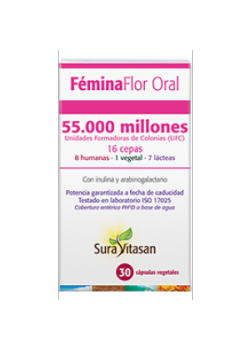 FEMINA FLOR ORAL 30 CAPSULAS - SURAVITASAN - 628747122863
