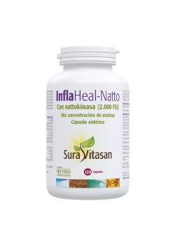 INFLAHEAL NATTO 120 CAPSULAS - SURAVITASAN - 628747036474