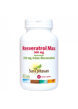 RESVERATROL MAX 60 CAPSULAS - SURAVITASAN - 628747125604