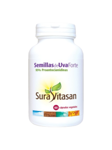 SEMILLAS DE UVA FORTE 500MG 60 CAPSULAS - SURAVITASAN - 628747113830