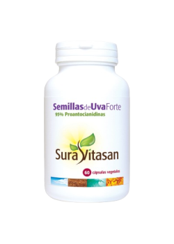 SEMILLAS DE UVA FORTE 500MG 60 CAPSULAS - SURAVITASAN - 628747113830