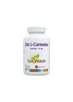 ZINC L-CARNOSINA 60 CAPSULAS - SURAVITASAN - 628747036603