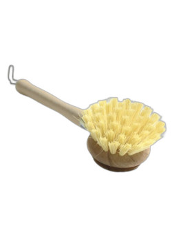 CEPILLO PARA LAVAR VAJILLA DE MADERA CON CABEZAL - SIN PLÁSTICO - TADE - 3593290035083