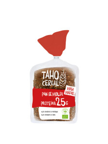 PAN DE MOLDE PROTEINA CON MASA MADRE 400GR BIO - TAHO CEREAL - 8422584010244