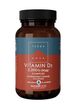 VITAMINA D3 2.000 UI (50 ΜG) COMPLEX 50 CAPSULAS VEGETALES - TERRANOVA