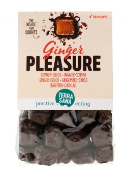 JENGIBRE CUBIERTO DE CHOCOLATE 150GR BIO - TERRASANA - 8713576001044