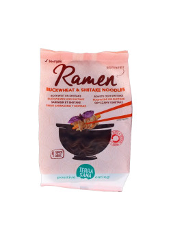 RAMEN TRIGO SARRACENO SHIITAKE SIN GLUTEN 280GR BIO - TERRASANA - 8713576002157