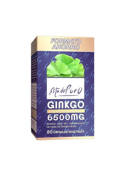 GINKGO 6500MG 80 CÁPSULAS VEGETALES - TONGIL PRODUCTOS NATURALES - 8436005302108