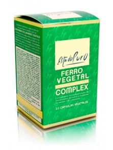 FERRO VEGETAL COMPLEX 30 CAPSULAS - ESTADO PURO - 8436005301101