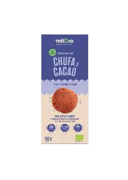 COOKIES CHUFA Y CACAO 140GR BIO - TOOBIO - 8436613120323