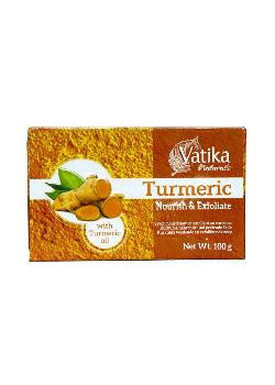 JABON CURCUMA 100GR - VATIKA NATURALS - 5022496019002