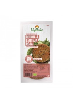 VEGEBURGUER QUINOA Y LENTEJAS ROJA 160GR BIO - VEGETALIA - 8422791009369