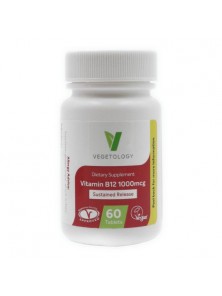 VITAMINA B12 1000MCG CIANOCOBALAMINA 60 COMPRIMIDOS - VEGETOLOGY - 5060351380232