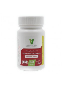 VITAMINA B12 1000MCG CIANOCOBALAMINA 60 COMPRIMIDOS - VEGETOLOGY - 5060351380232