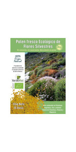POLEN FRESCO ECOLÓGICO DE ABEJA  FLORES SILVESTRES 334GR - VERDEMIEL ANDALUSIAN ORGANIC HONEY - 8437016762011