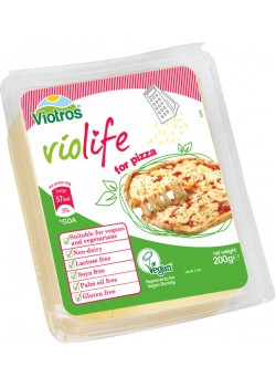 **BLOQUE VEGANO SABOR MOZZARELLA ESPECIAL PIZZA  200GR - VIOLIFE - 5202390016585