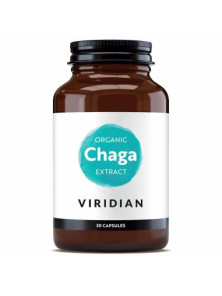 CHAGA ORGANICO EXTRACTO 30 CAPSULAS - VIRIDIAN - 5060003599692