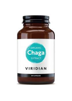 CHAGA ORGANICO EXTRACTO 30 CAPSULAS - VIRIDIAN - 5060003599692