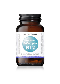 HIGH TWELVE VITAMINA B12 B-COMPLEX  30 CAPSULAS - VIRIDIAN - 5060003592556