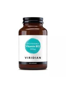 VITAMINA B12 ALTA POTENCIA 60 CAPSULAS - VIRIDIAN - 5060003592044