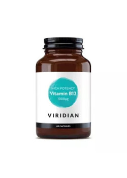 VITAMINA B12 ALTA POTENCIA 60 CAPSULAS - VIRIDIAN - 5060003592044