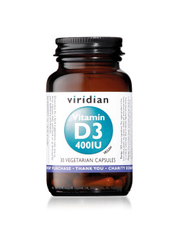 VITAMINA D3 400 UI 30 CAPSULAS - VIRIDIAN - 5060003592686