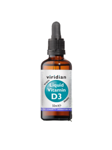 VITAMINA D3 LIQUIDA VEGANA 2000IU 50ML - VIRIDIAN - 5060003592884