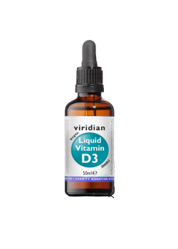 VITAMINA D3 LIQUIDA VEGANA 2000IU 50ML - VIRIDIAN - 5060003592884