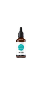VITAMINA D3 Y K2 LIQUIDA 50 ML - VIRIDIAN - 5060003592488