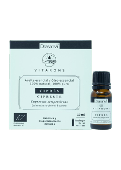 ACEITE ESENCIAL CIPRÉS 10 ML BIO - VITAROMS BY DRASANVI - 8436578549542