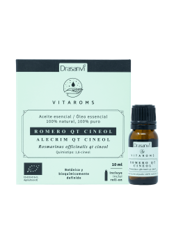 ACEITE ESENCIAL ROMERO QT ALCANFOR 10ML BIO - VITAROMS BY DRASANVI - 8436578549610