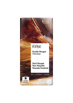 CHOCOLATE NEGRO CON PRALINE DE AVELLANAS 80GR BIO - VIVANI - 4044889005288