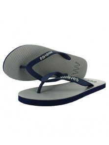 CHANCLAS MIRISSA GRIS AZUL TALLA 38 (UK 5) - WAVES - 4260663816400