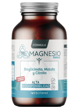 TRIPLE MAGNESIO FORMULA FAMILIAR 120 CAPSULAS - WE BOTANIX - 8437022223537