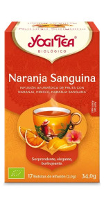 INFUSION NARANJA SANGUINA 17 BOLSITAS - YOGI TEA - 4012824406629