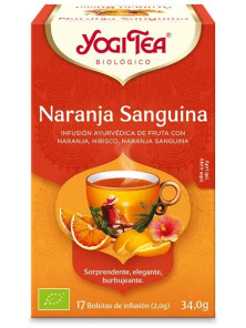 INFUSION NARANJA SANGUINA 17 BOLSITAS - YOGI TEA - 4012824406629